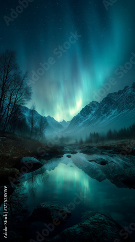 sunrise in the mountains