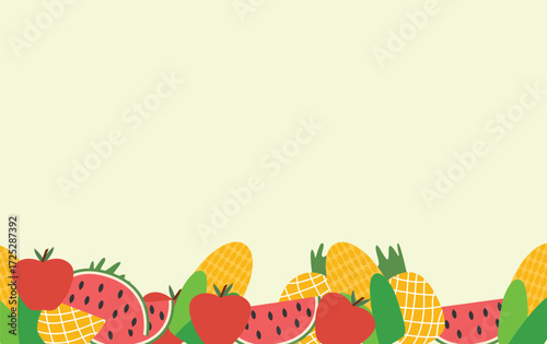 fruit and vegetables harvest autumn background