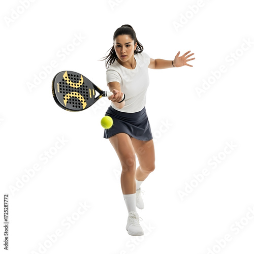 Female Padel Player in Action 1.