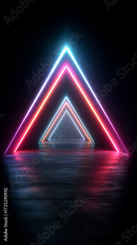 abstract triangle background
