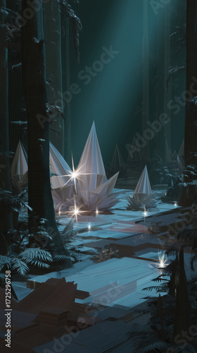 night in the mountains