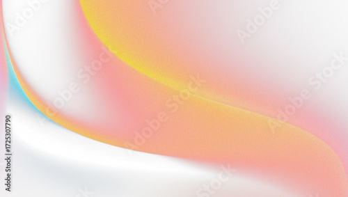 Abstract flowing waves of fiery orange yellow red and teal light on