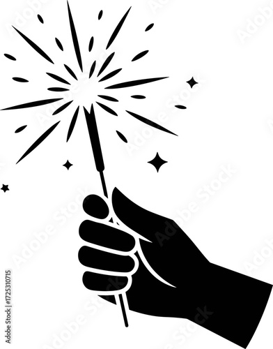 Sparkling Handheld Celebration Sparkler for Festive Occasions and Joyful Gatherings Creating Memorable Moments with Bright Light