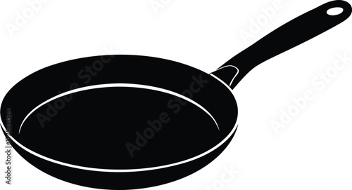 pan icon, kitchen tool design
