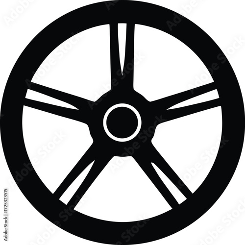 steering vector, car part illustration 