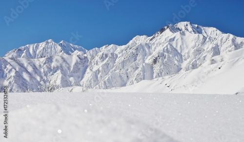 Winter scenery in Hakuba Valley
