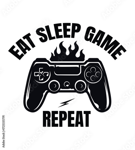 Online Multiplayer Gaming T-Shirt Illustration