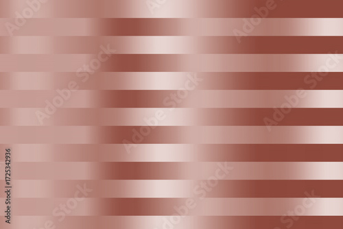 Soft horizontal striped pattern in metallic copper and rose hues with subtle blur and light reflection.