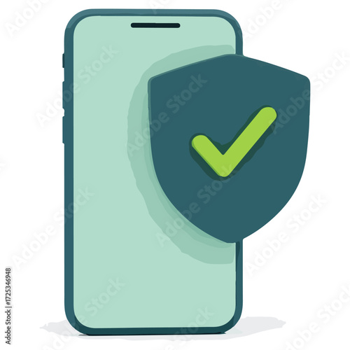 Smartphone Security Protection Shield.