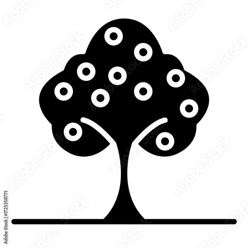 Orchard Vector Icon