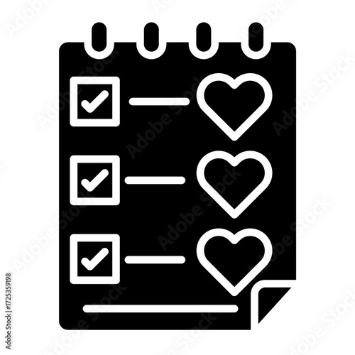 Wishlist Vector Icon