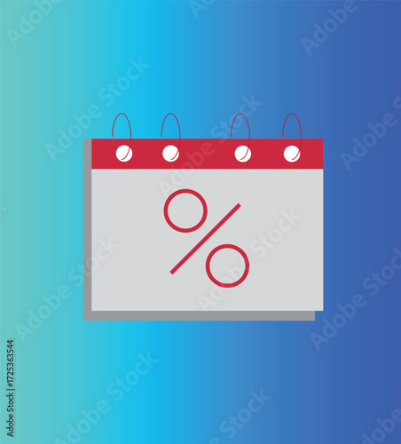 vector illustration of a shopping bag with sale