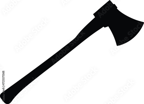 hatchet icon, chopping weapon design