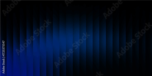 Dark blue velvet stage curtain backdrop with a subtle striped texture and artistic light pattern