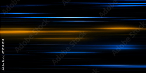 Abstract blue light background with futuristic lines and bright colorful speed pattern design