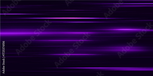 Abstract digital art: blue and purple lines create a motion wave design with a soft blur glow on the black backdrop
