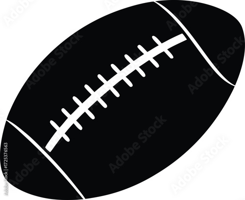 nfl ball vector, athletic competition silhouette 