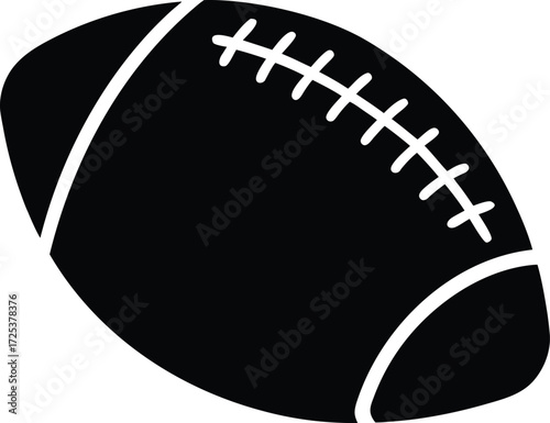 football vector icon, game illustration design