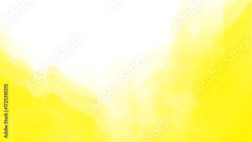 Soft yellow dust smoke fog mist powder cloud abstract texture overlay brush effect isolated PNG on transparent background