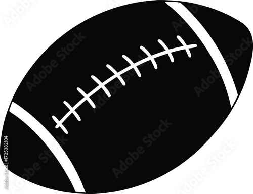 american football silhouette, sports vector art