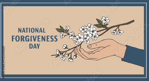 Vector illustration national forgiveness day