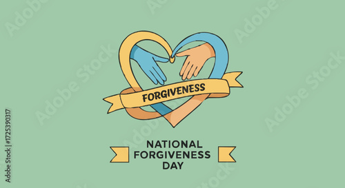 Vector illustration national forgiveness day