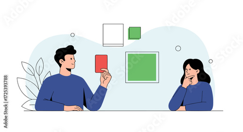 Analyzing and comparing visual elements for decision making and strategic planning.