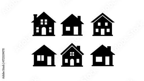 house icon set