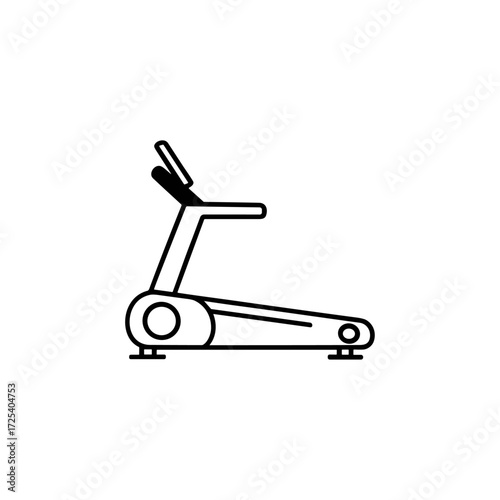 Trademill icon logo flat vector design