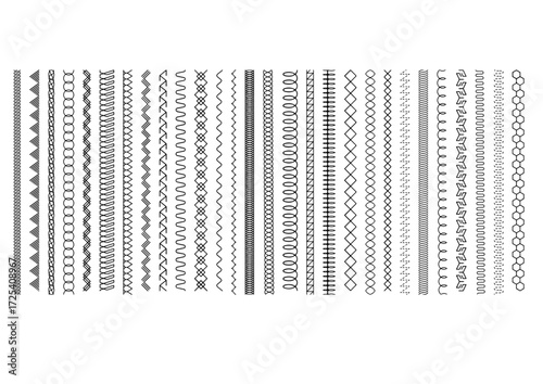 28 Embroidery Details Templates Fashion Technical Drawing Illustrations 