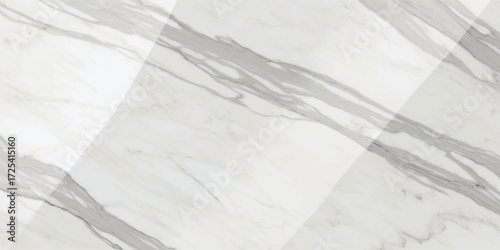 Vector art of modern white marble with geometric diamond pattern and subtle gray veining, creating a contemporary and stylish surface texture