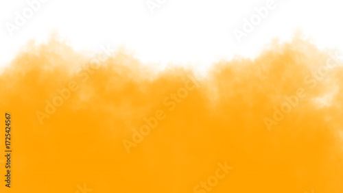 Abstract orange background with a textured edge against a black backdrop creates a dynamic and visually striking composition on transparent background