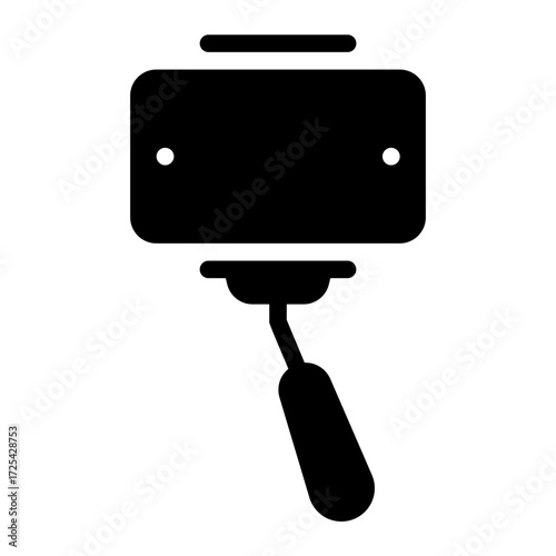 selfie stick glyph icon