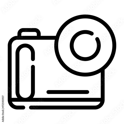 gopro line icon
