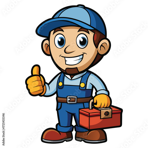 Mechanic Character Illustration