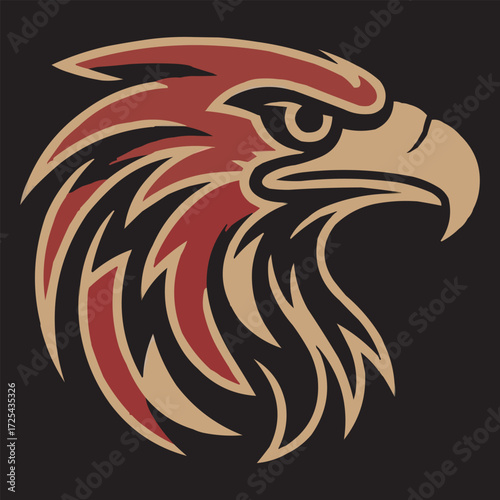 Wallpaper Mural head of eagle Torontodigital.ca