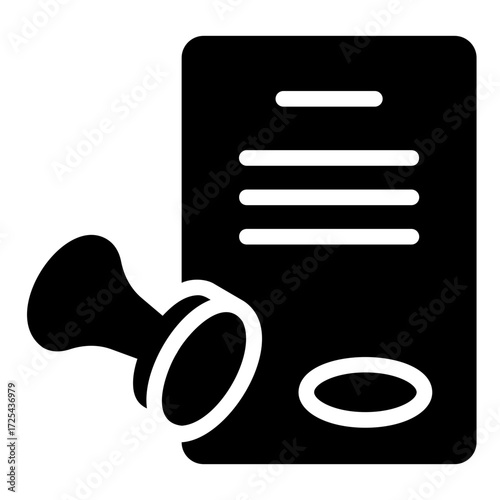 certificate Solid icon