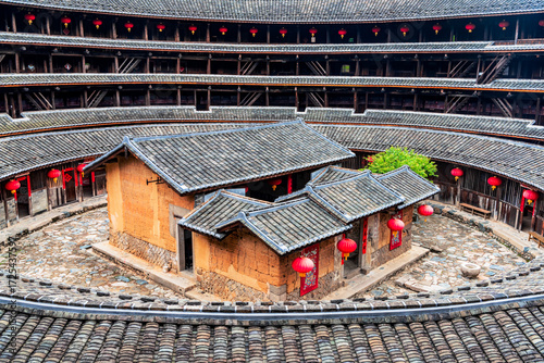 Jiqing Tower, Chuxi Tulou, Yongding District, Longyan City, Fujian Province