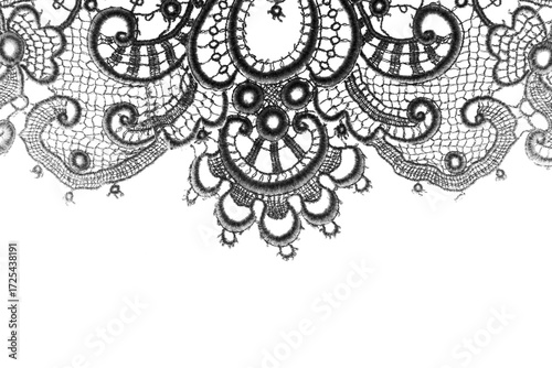 Transparent overlay background of a lace lacy fabric weaved texture