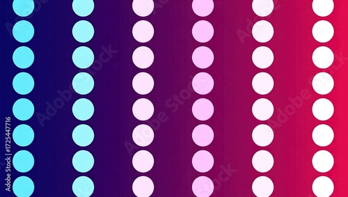 Gradient Circles: Blue, Purple, and Red Spheres in Vertical Alig