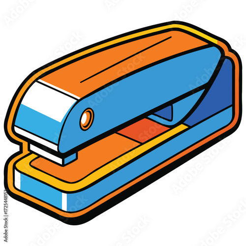 Modern Office Stapler Illustration