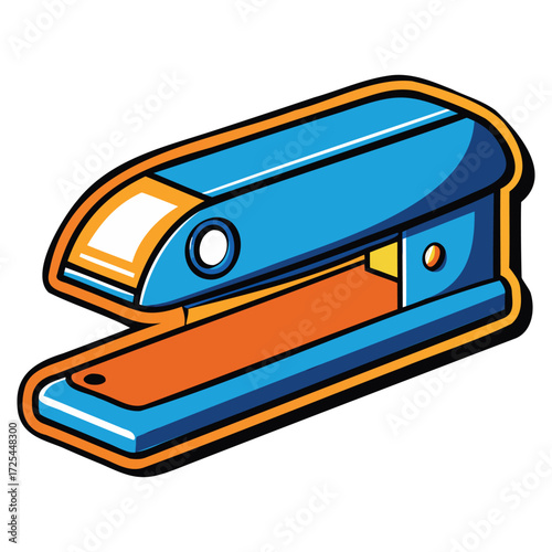 Modern Office Stapler Illustration