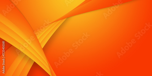 Abstract illustration background of curve in a orange gradient.