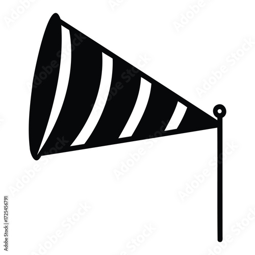 Classic Windsock Silhouette Design