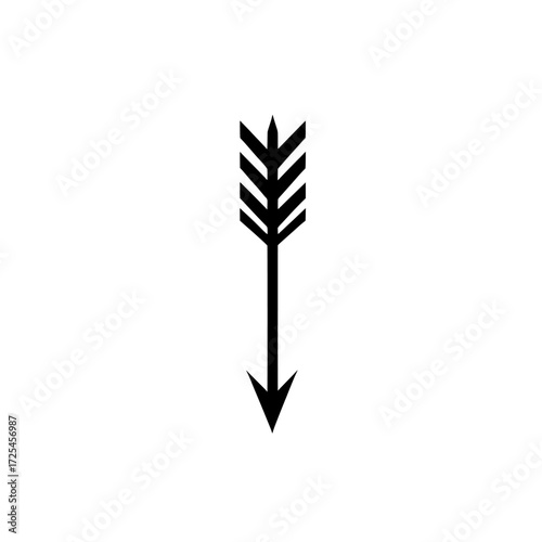 The Black Arrow Icon is a straightforward and striking black arrow that points to the right, serving as a universal indicator of direction and progression, ideal for use on websites, in