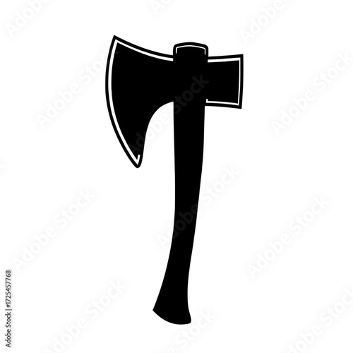Embodying strength, power, and determination, the Double-Headed Axe Icon is a stark silhouette of a double-headed axe that can be applied to a wide range of purposes due to its versatility