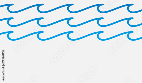 Rippling Waves of Aqua: A graceful dance of flowing waves in shades of aqua blue, each curve whispering of fluidity and movement. Capturing the essence of the ocean's breath