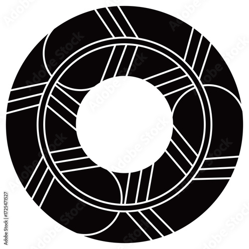 家紋です。鷹の羽蛇の目といいます。