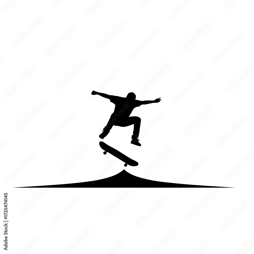 Fototapeta premium skate jump