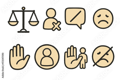 Ethics and social interactions: icons for communication and inclusion